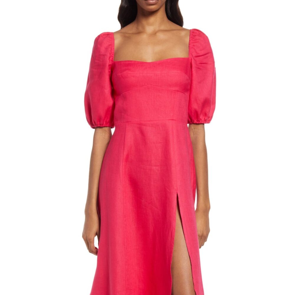 Reformation Belgium Floral Midi Dress in shade "Coverette" Size 4